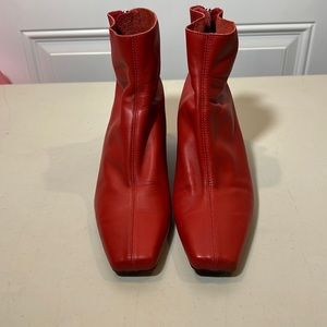 Zara Trafaluc Leather Boots